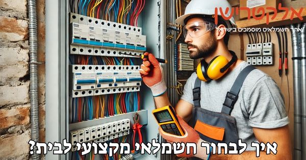 איך לבחור חשמלאי מוסמך לבית